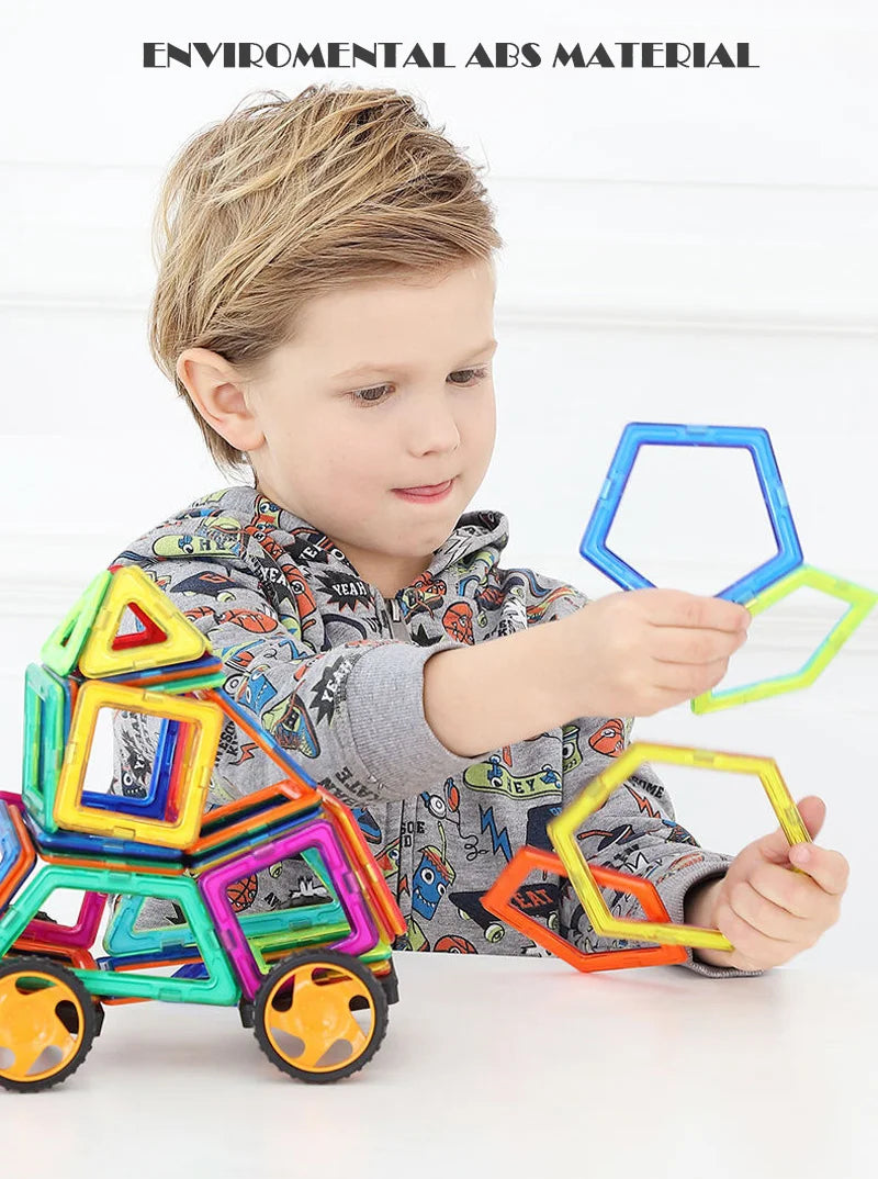 Big Size Magnetic Building Blocks – Creative & Educational Fun!