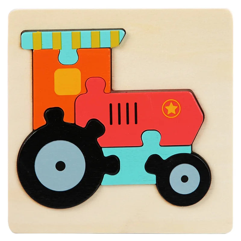 Wooden Puzzle – Fun & Early Cognitive Learning for Kids!