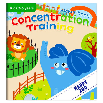 Montessori Cartoon Sticker Books