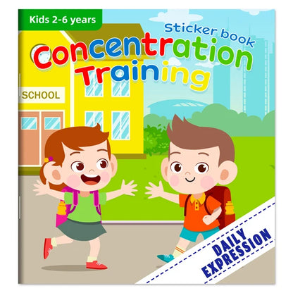 Montessori Cartoon Sticker Books