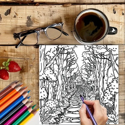 Tropical Paradise Colouring Book