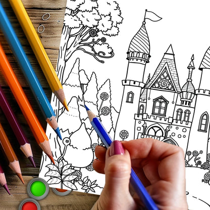 Fairy Tale Castles Colouring Book