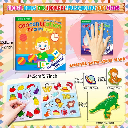 Montessori Cartoon Sticker Books