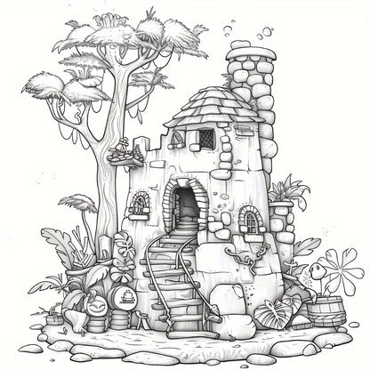 Magic Forest Colouring Book