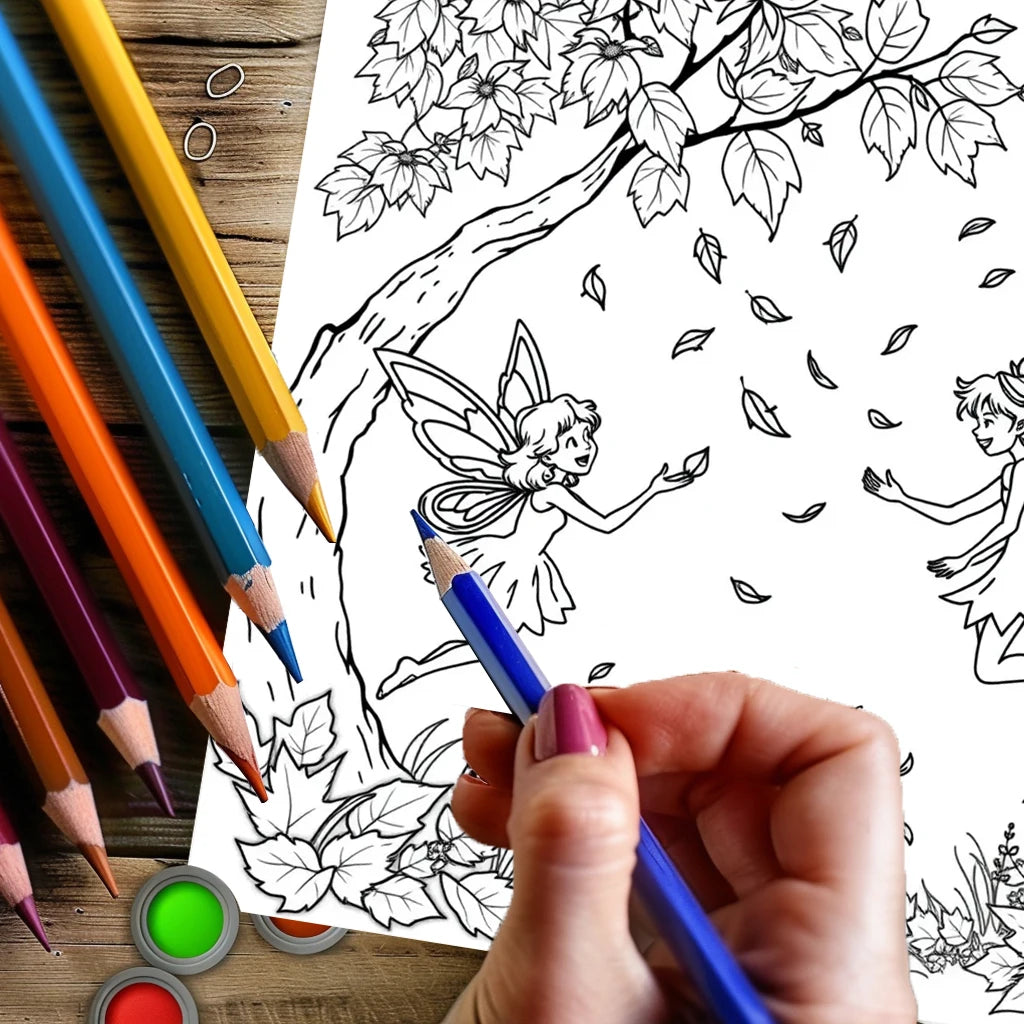 Fairy Garden Colouring Book