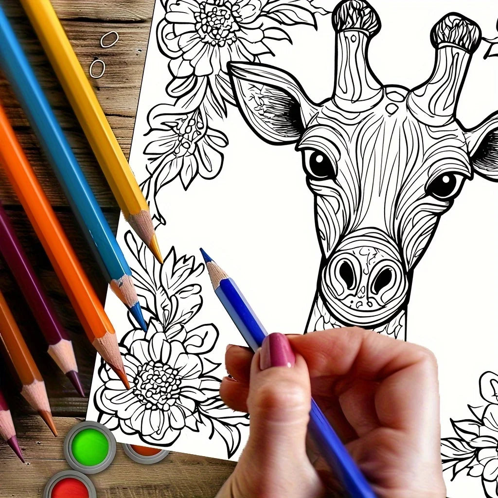 Mandala Animals Colouring Book