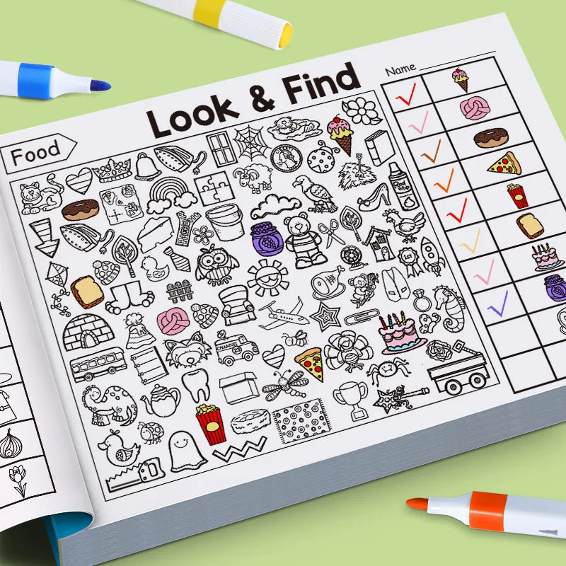 Children’s Search & Find Activity Book – Fun Learning Through Play!