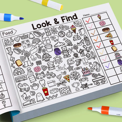 Children’s Search & Find Activity Book – Fun Learning Through Play!