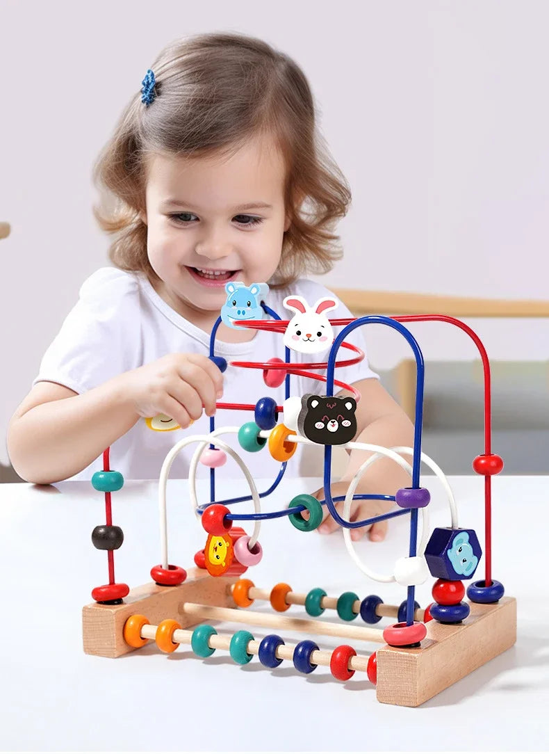 Montessori Roller Coaster Bead Maze