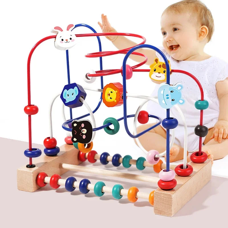 Montessori Roller Coaster Bead Maze