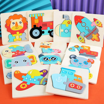 Wooden Puzzle – Fun & Early Cognitive Learning for Kids!