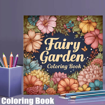 Fairy Garden Colouring Book
