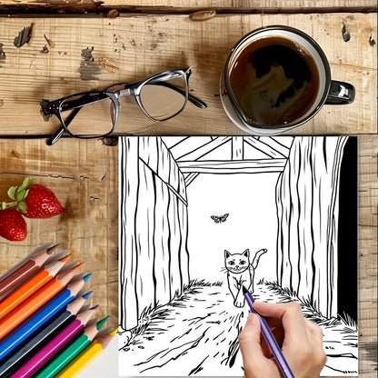 Farm Animals Colouring Book