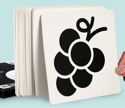 Montessori High-Contrast Visual Flash Cards