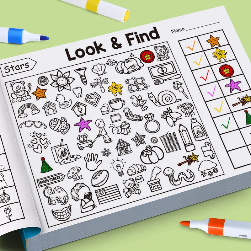 Children’s Search & Find Activity Book – Fun Learning Through Play!
