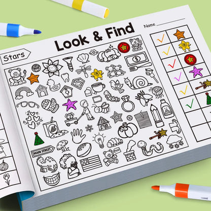 Children’s Search & Find Activity Book – Fun Learning Through Play!