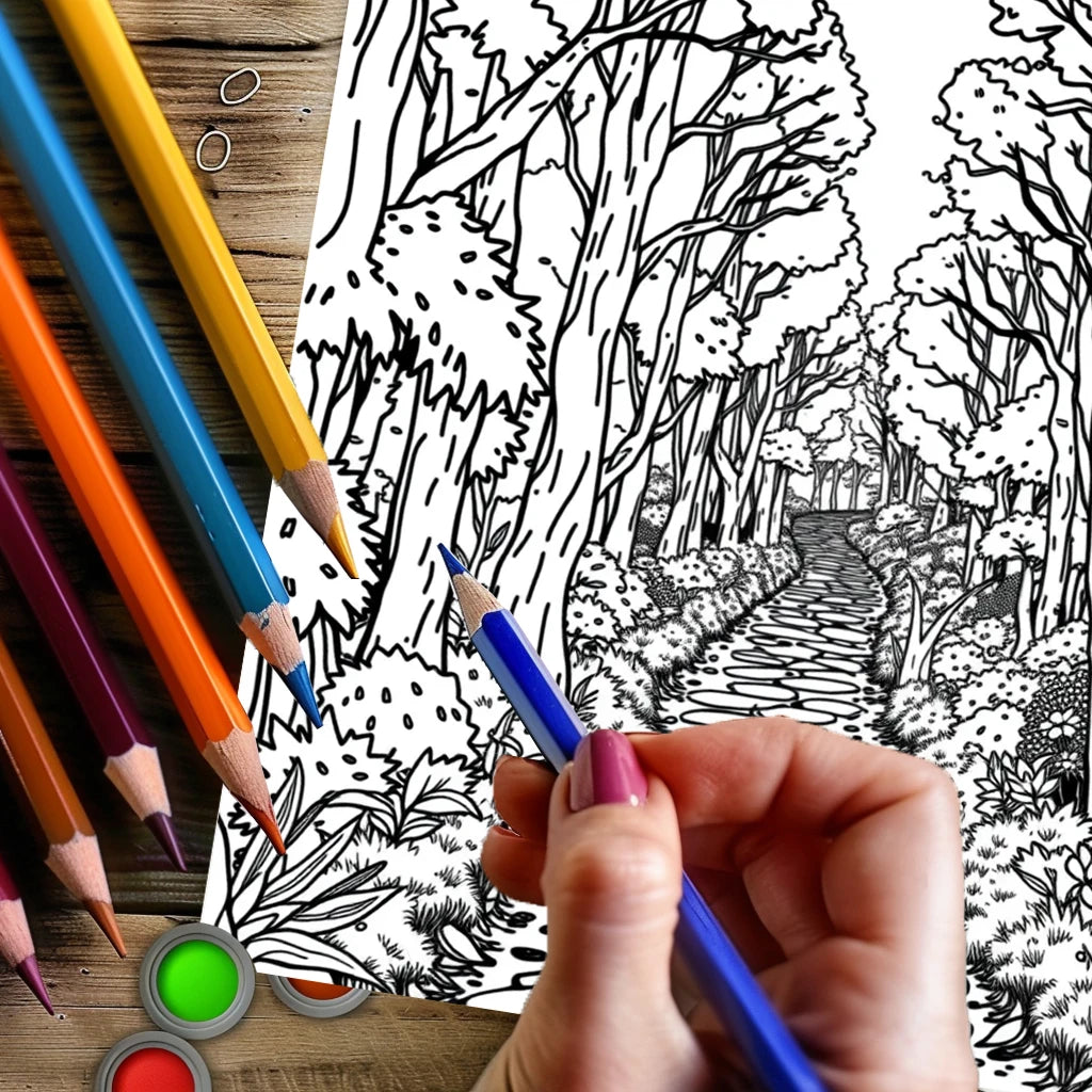 Tropical Paradise Colouring Book