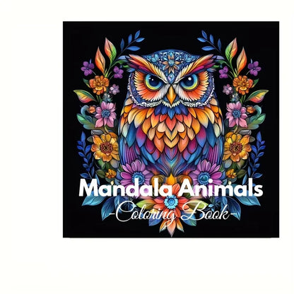 Mandala Animals Colouring Book