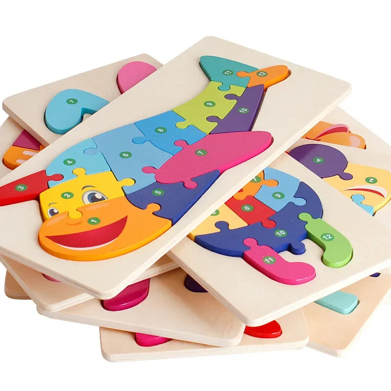 Montessori Wooden Puzzles