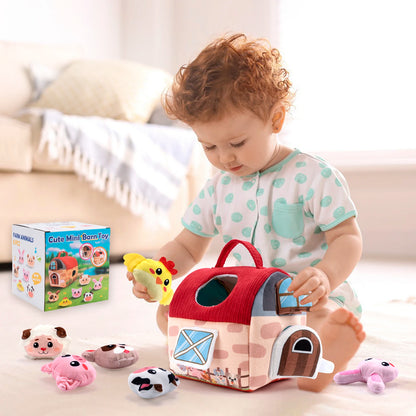 Soft Plush Animal Farm House