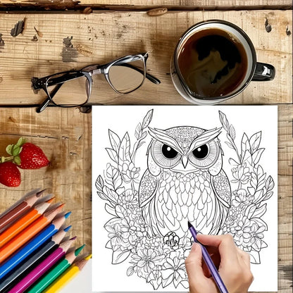 Mandala Animals Colouring Book