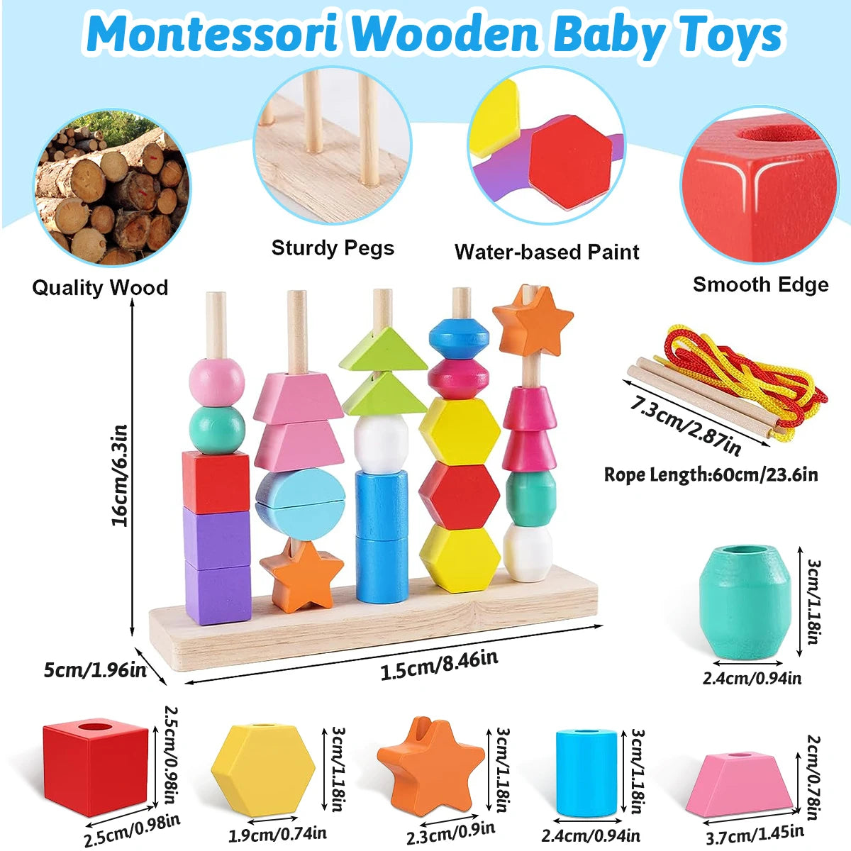 Montessori Stacking Blocks