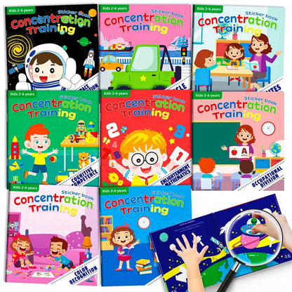 Montessori Cartoon Sticker Books