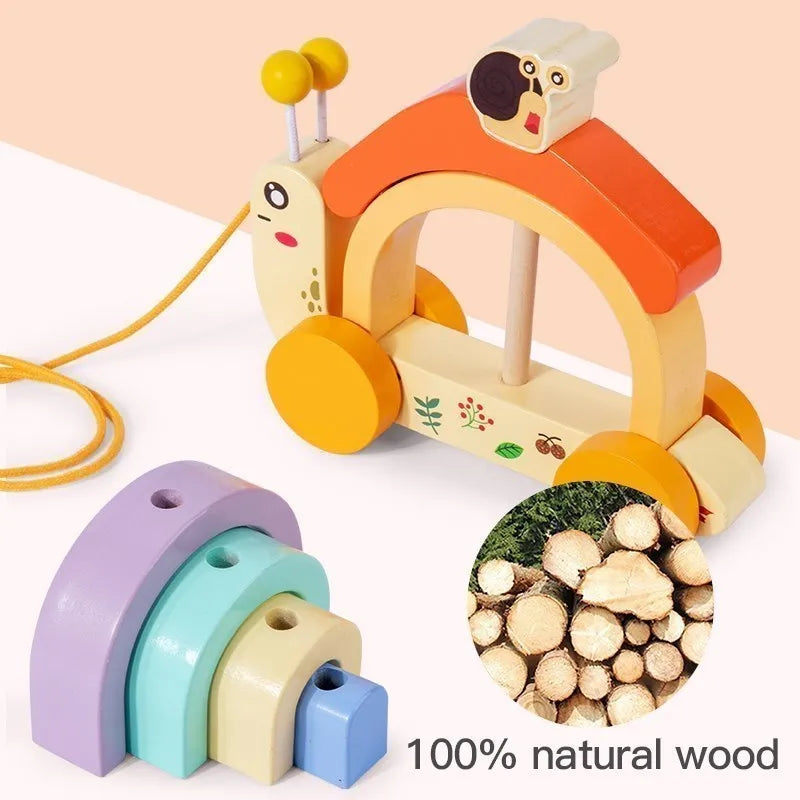 Montessori Snail Rally Car