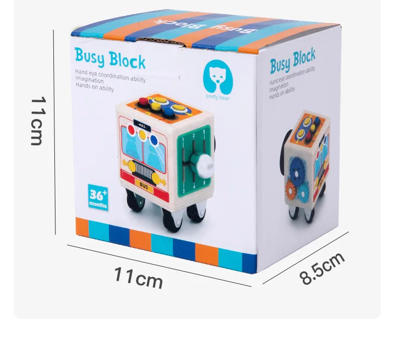 Montessori Busy Cube Bus