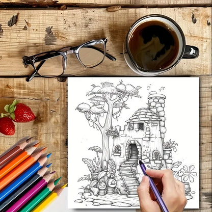 Magic Forest Colouring Book
