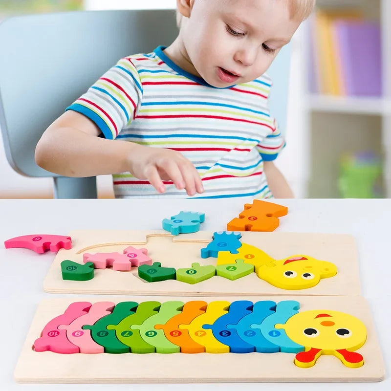 Montessori Wooden Puzzles