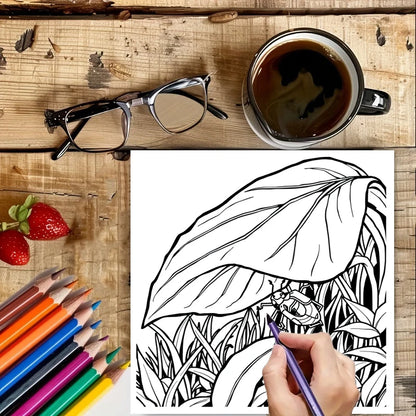 Tropical Paradise Colouring Book