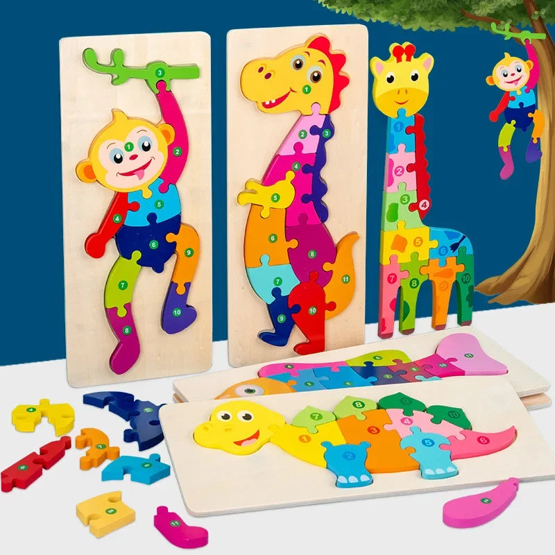 Montessori Wooden Puzzles