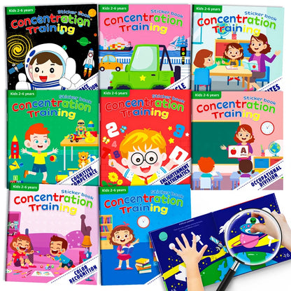 Montessori Cartoon Sticker Books