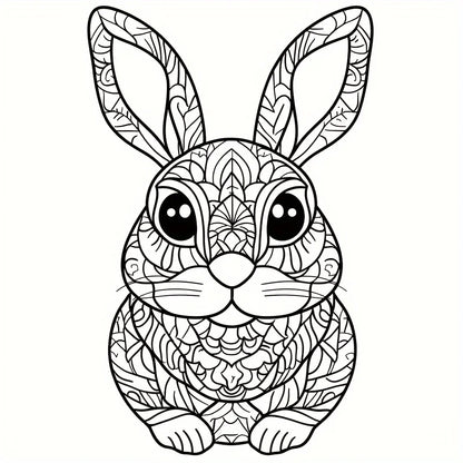 Mandala Animals Colouring Book