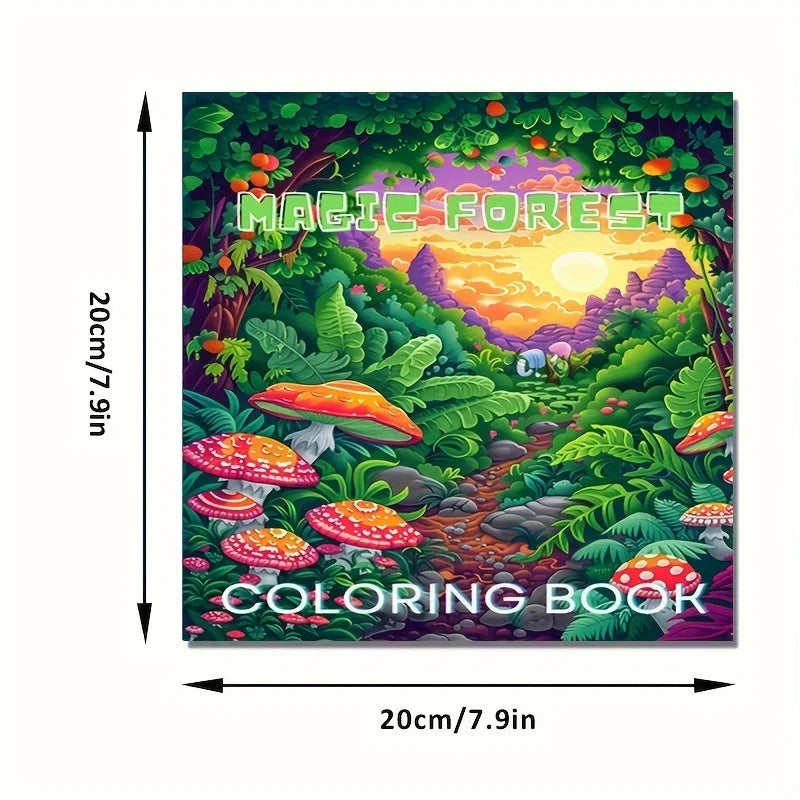 Magic Forest Colouring Book