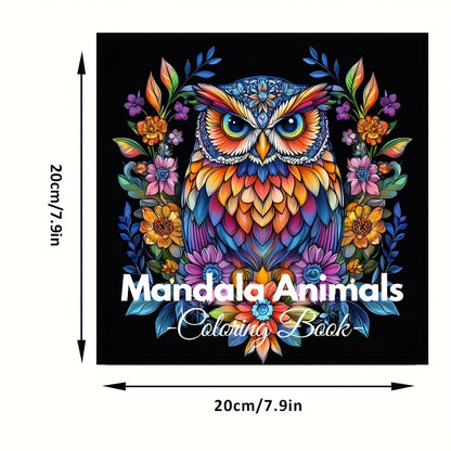Mandala Animals Colouring Book