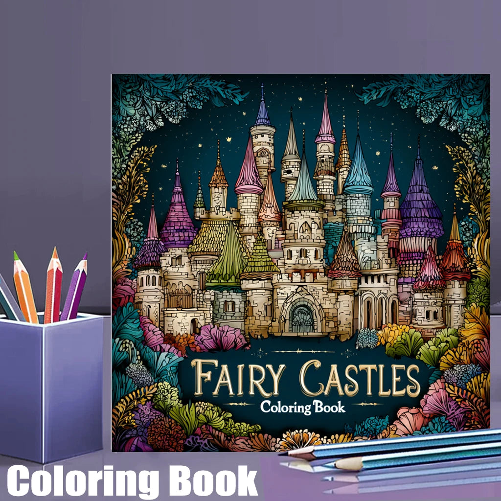 Fairy Tale Castles Colouring Book