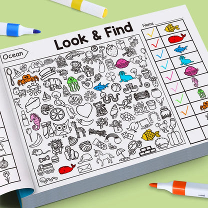 Children’s Search & Find Activity Book – Fun Learning Through Play!